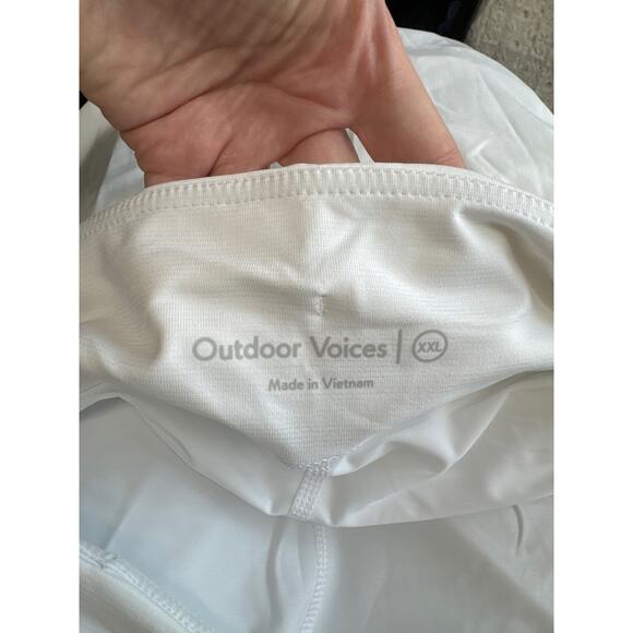 Outdoor Voices Skort Women's Plus Size XXL White Hudson Activewear New - Picture 4 of 5